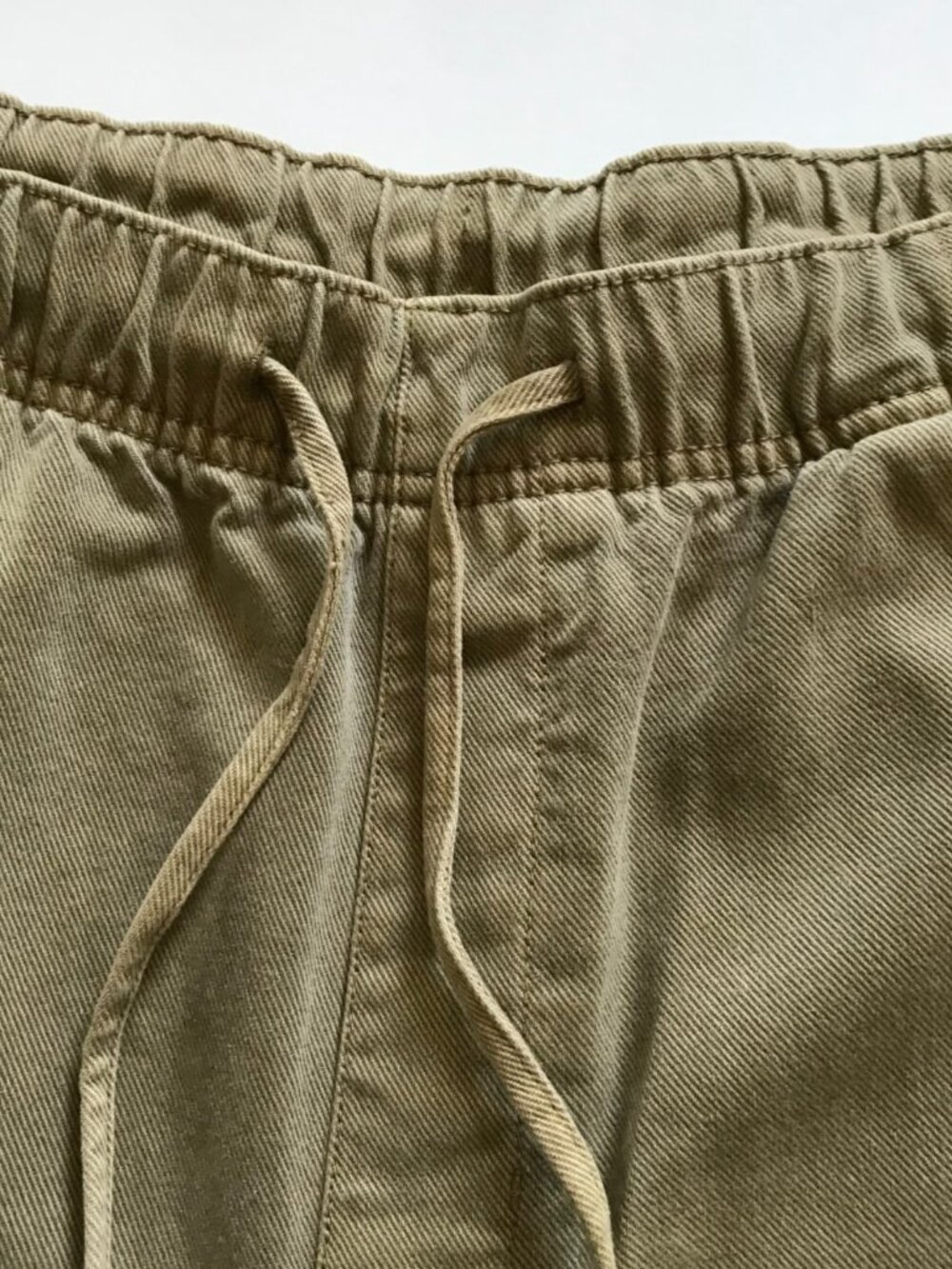 NWT GAP EZ Waist Pull On Barrel Leg Khaki Chino Pants Womens Medium Hayes Brown - Picture 5 of 14